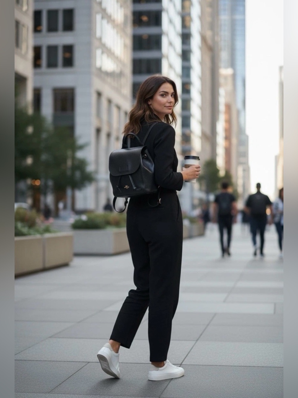 Coach Derby Black Oxblood Pebbled Leather Backpack.
